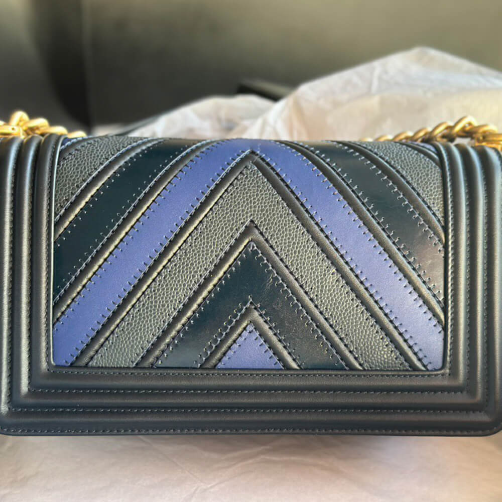 chevron boy Ch**el handbag