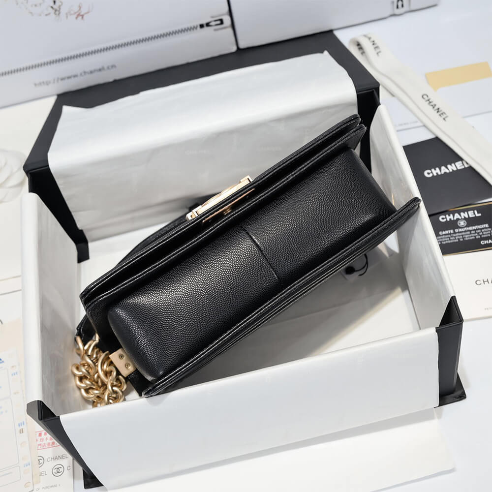 chevron caviar boy Ch**el handbag