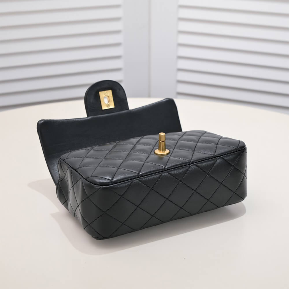 Ch**el mini flap with top handle
