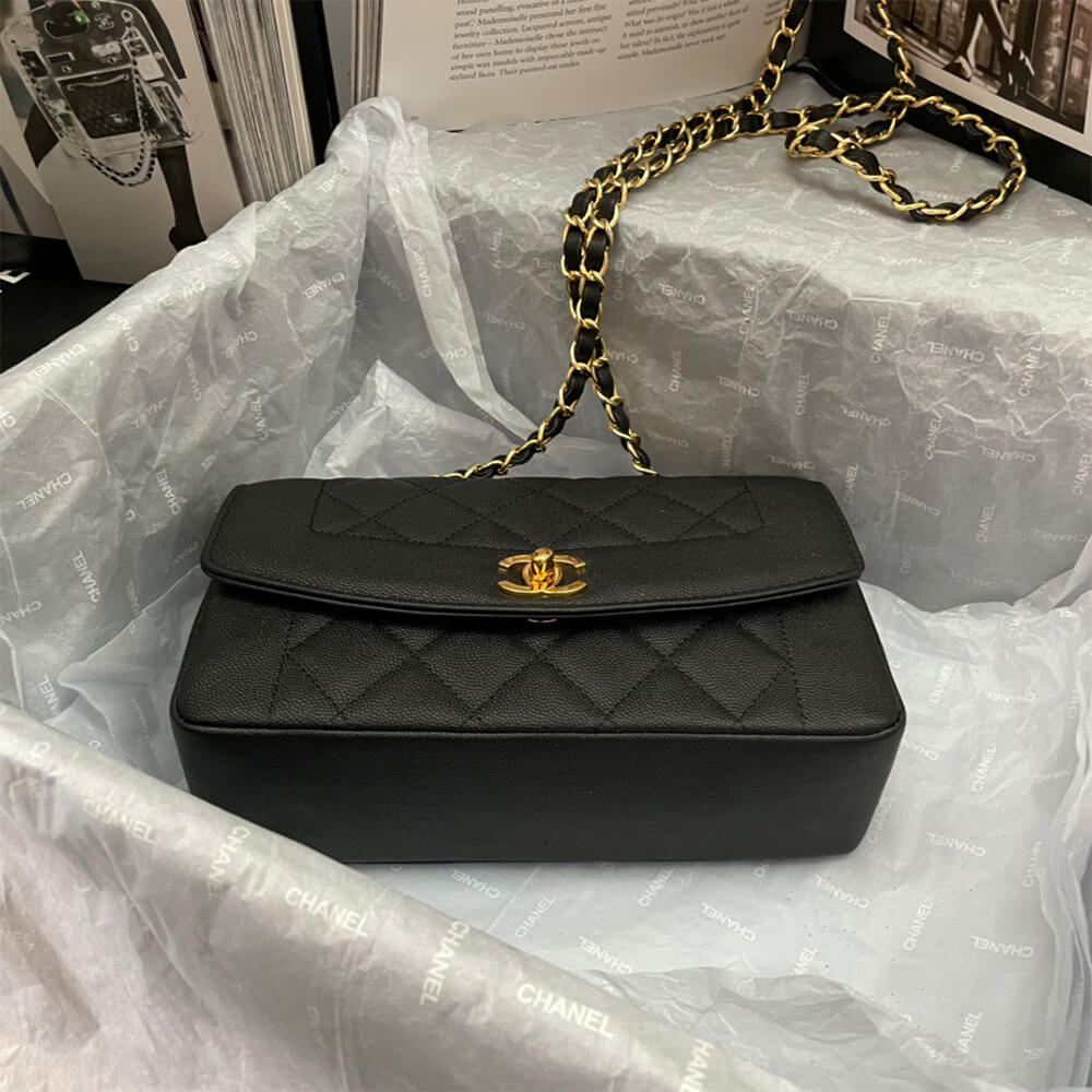 Ch**el vintage small diana flap bag