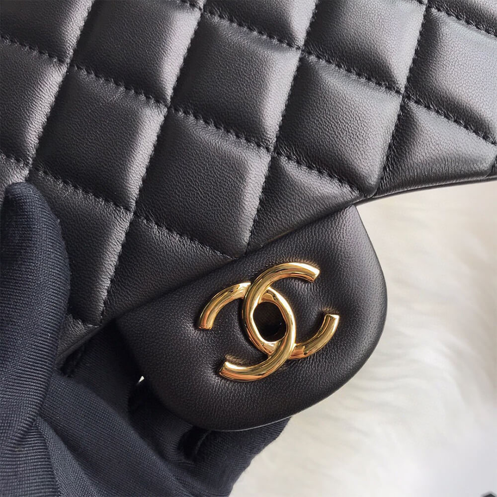 Ch**el classic double flap jumbo