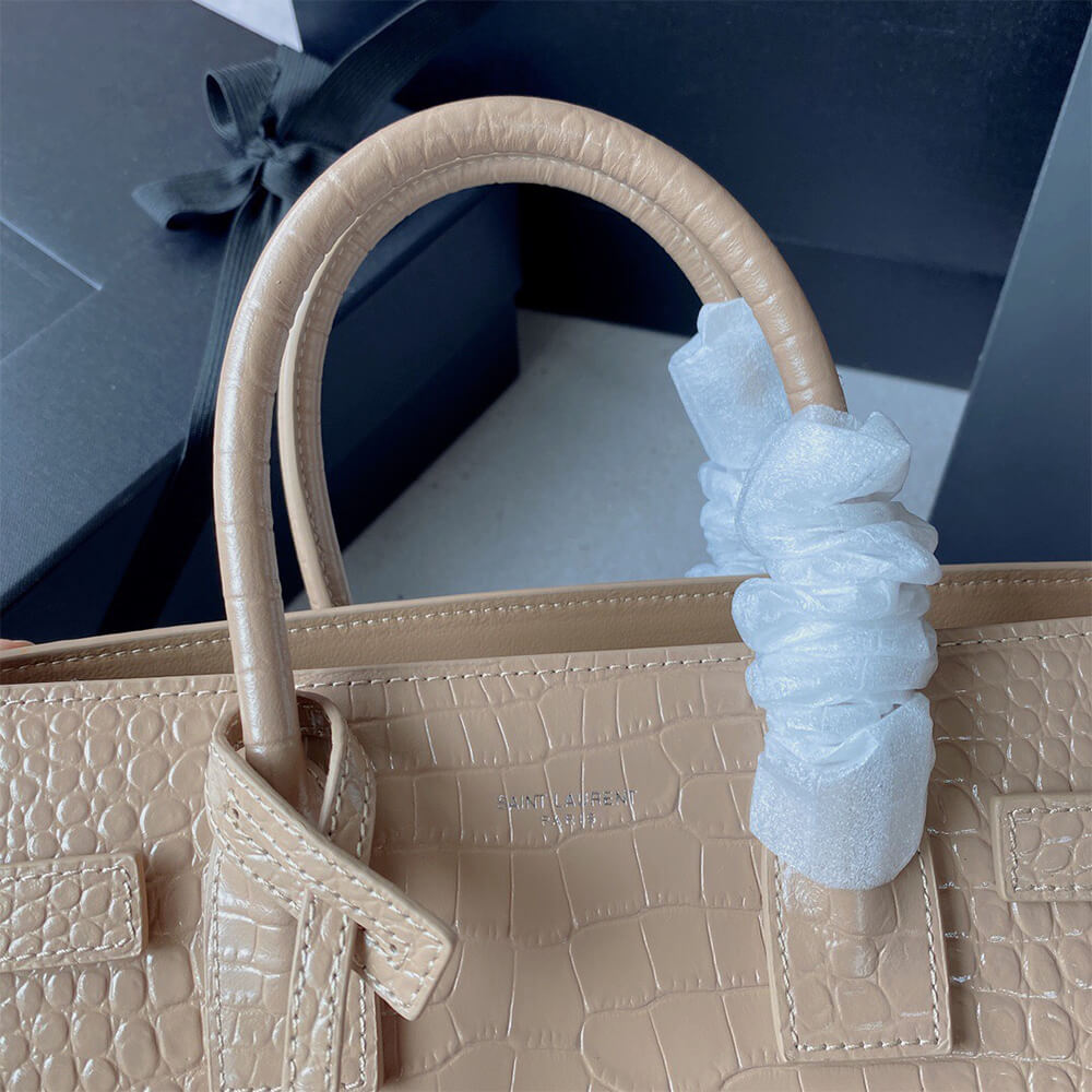 Y51 sac de jour baby in crocodile-embossed