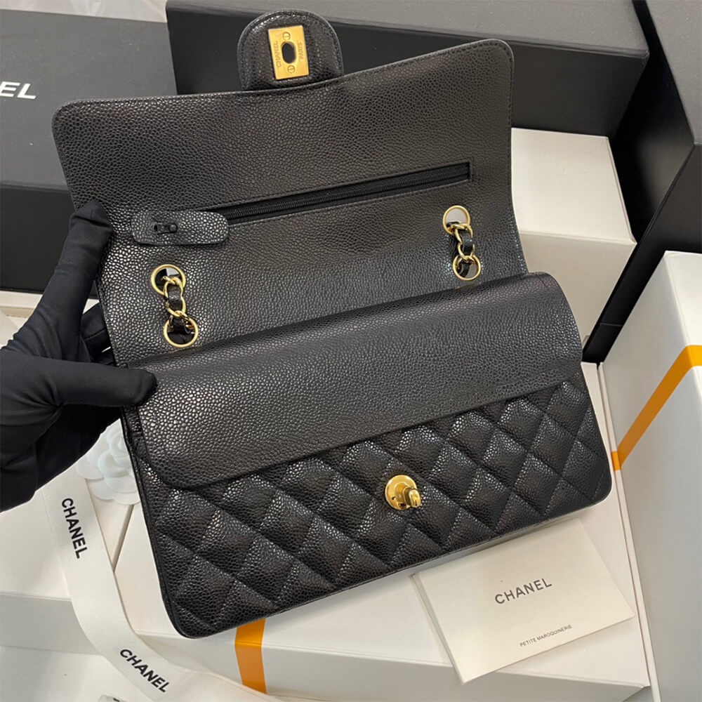 Ch**el classic flap handbag(high-end grade)