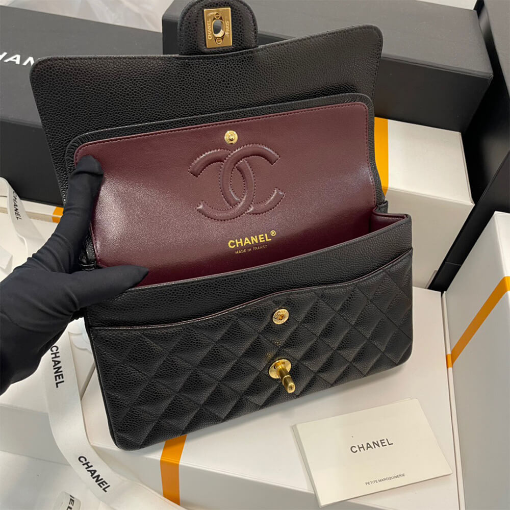 Ch**el classic flap handbag(high-end grade)