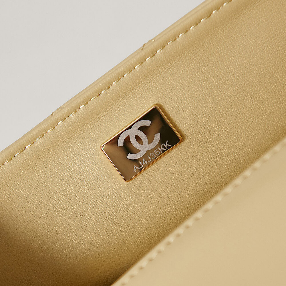 Ch**el mini flap with top handle