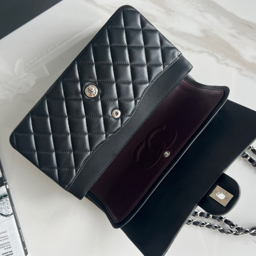 Ch**el classic flap handbag(high-end grade)