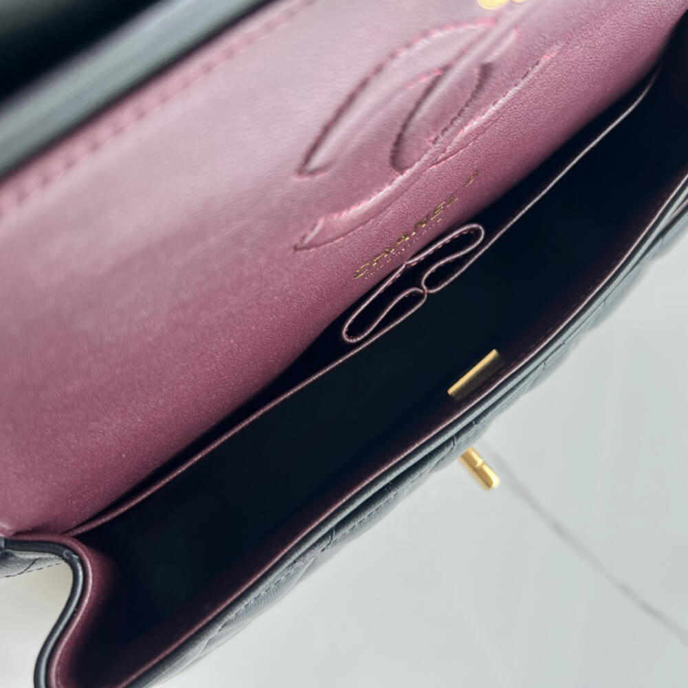 Ch**el classic flap handbag(high-end grade)