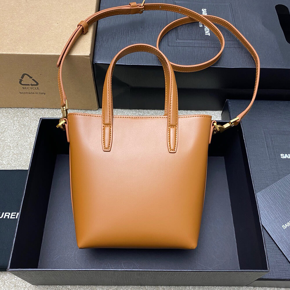 mini toy shopping Sa1nt Lau*nt in box leather