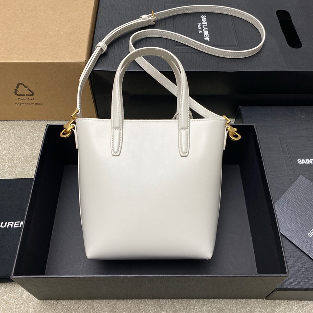 mini toy shopping Sa1nt Lau*nt in box leather