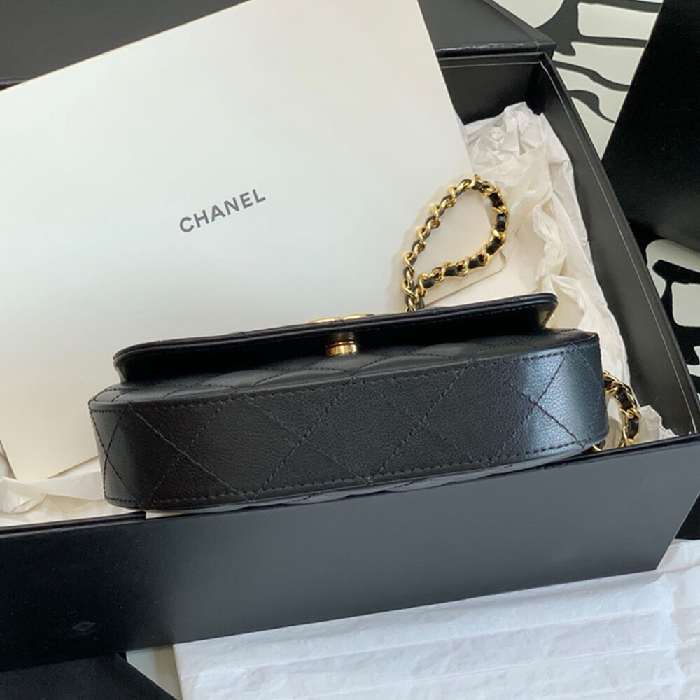 Ch**el mini flap with handle(high-end grade)
