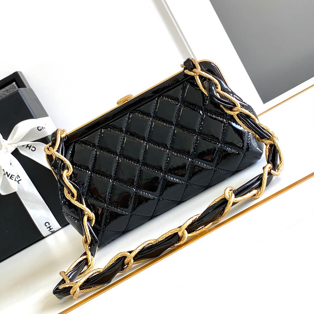 Ch**el large clutch with chain(high-end grade)