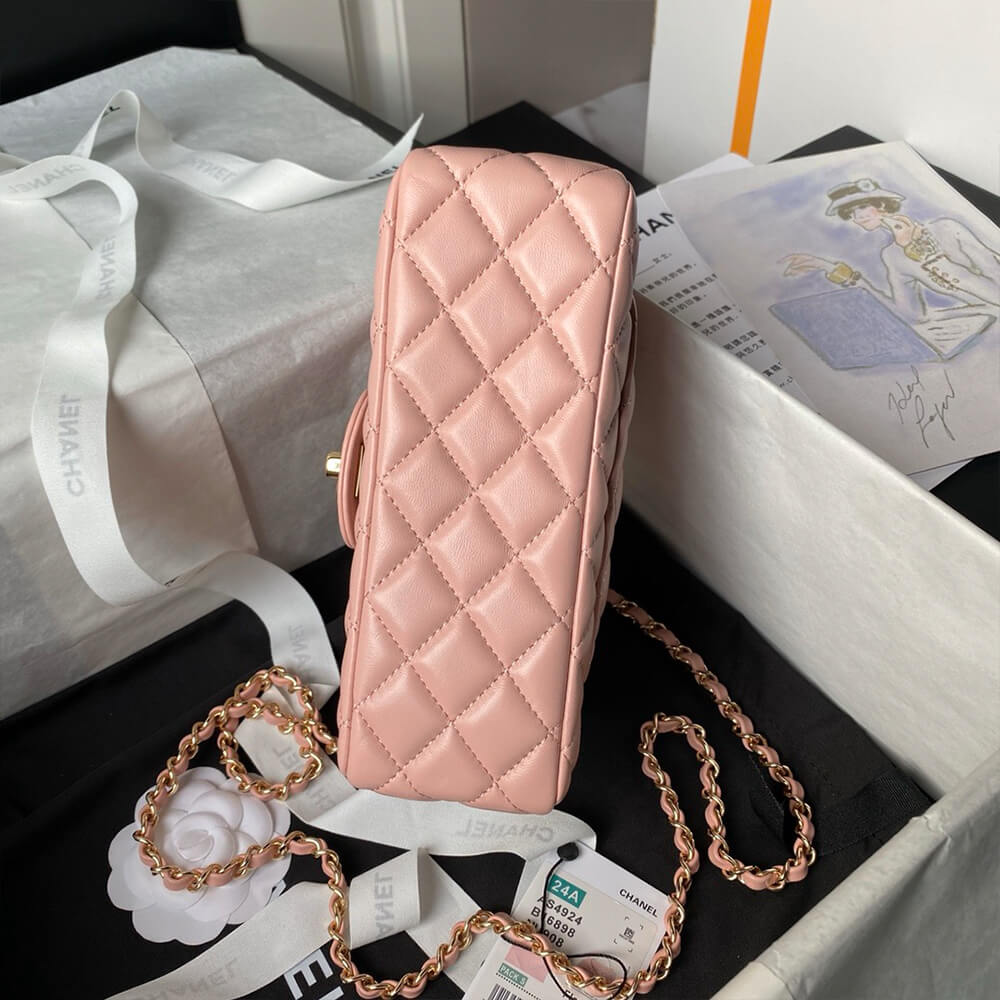 Ch**el mini flap bag with top handle