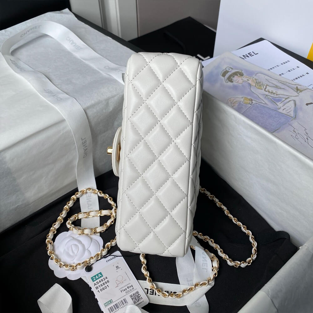Ch**el mini flap bag with top handle