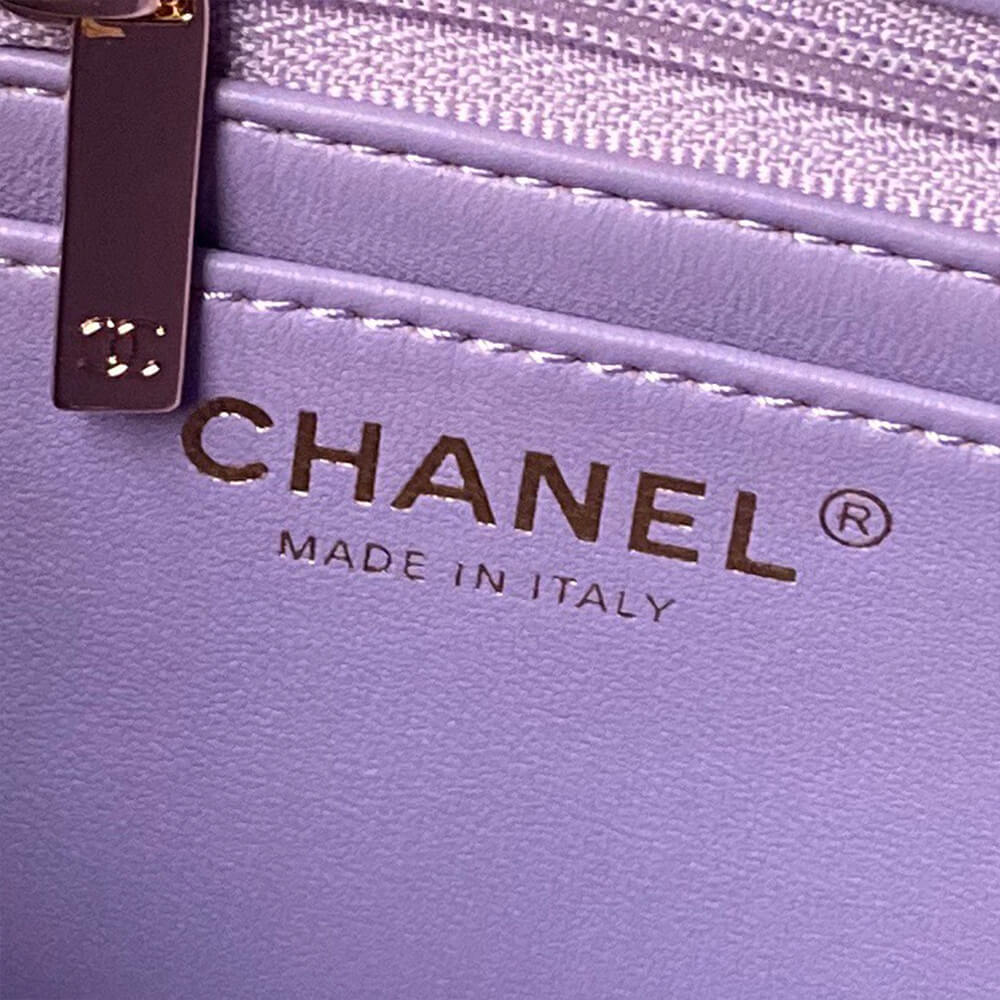 Ch**el mini flap bag with top handle