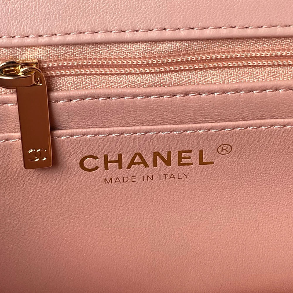 Ch**el mini flap bag with top handle