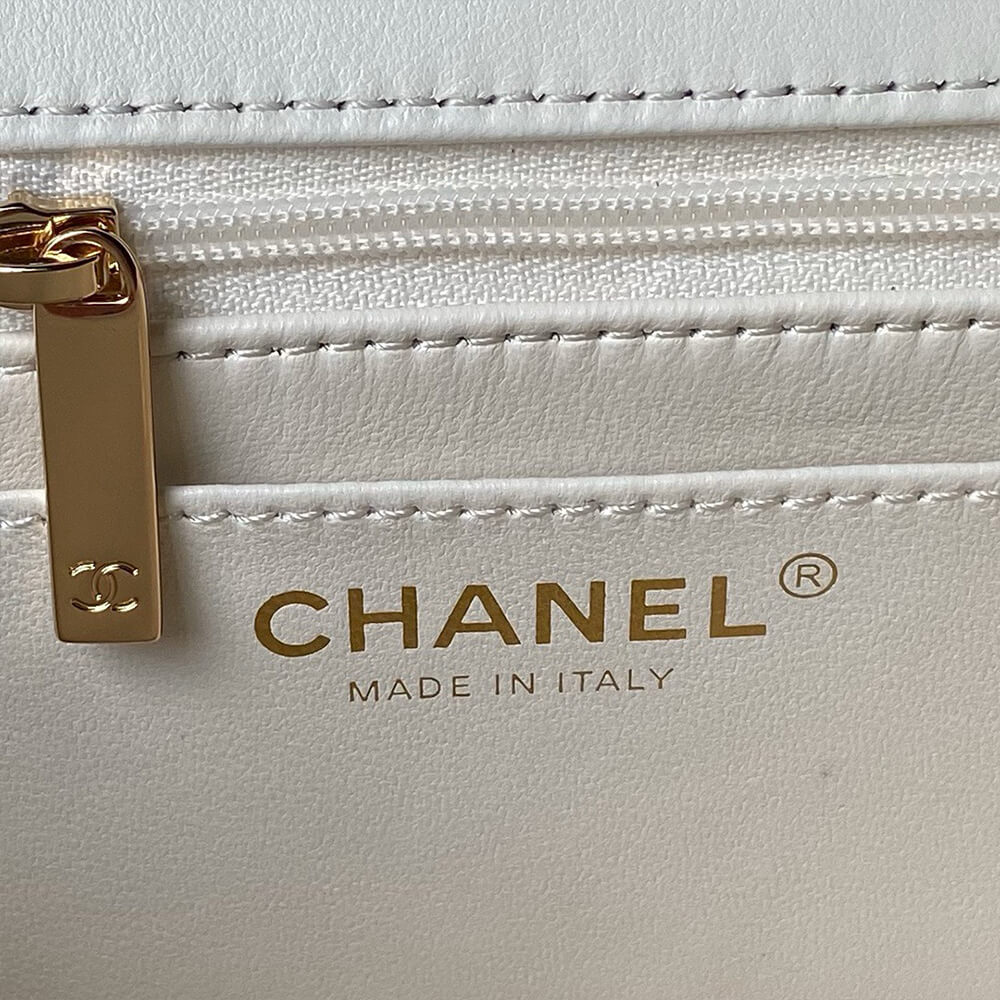 Ch**el mini flap bag with top handle
