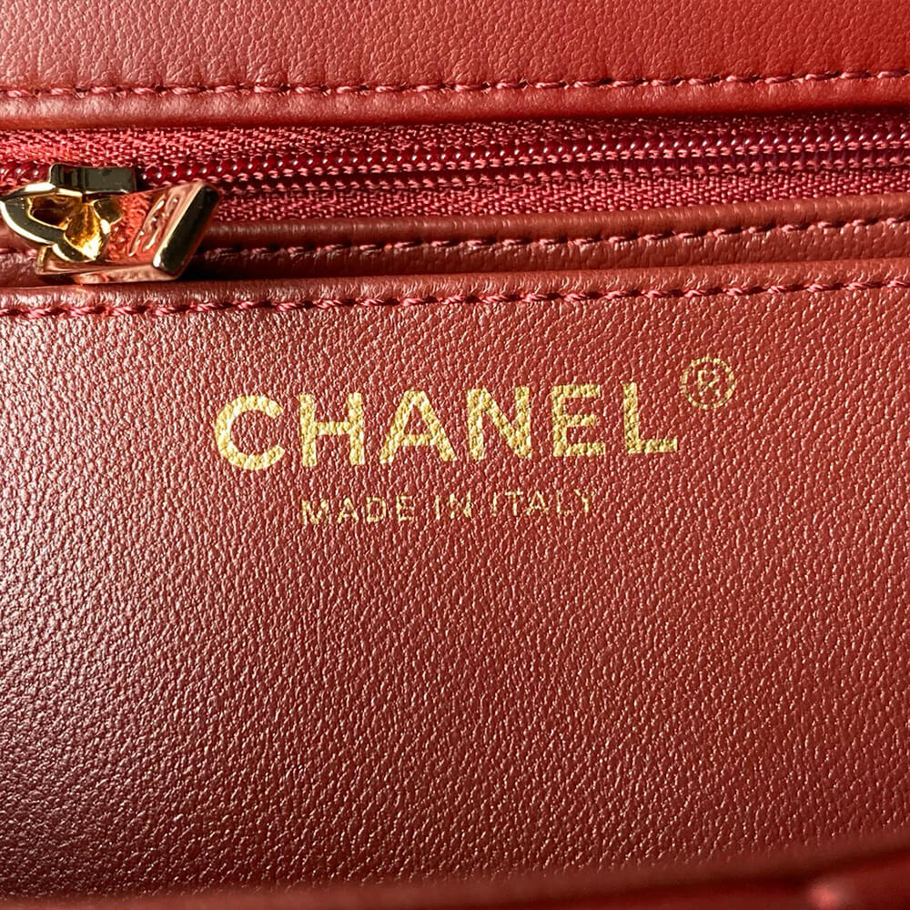 Ch**el mini flap bag with top handle