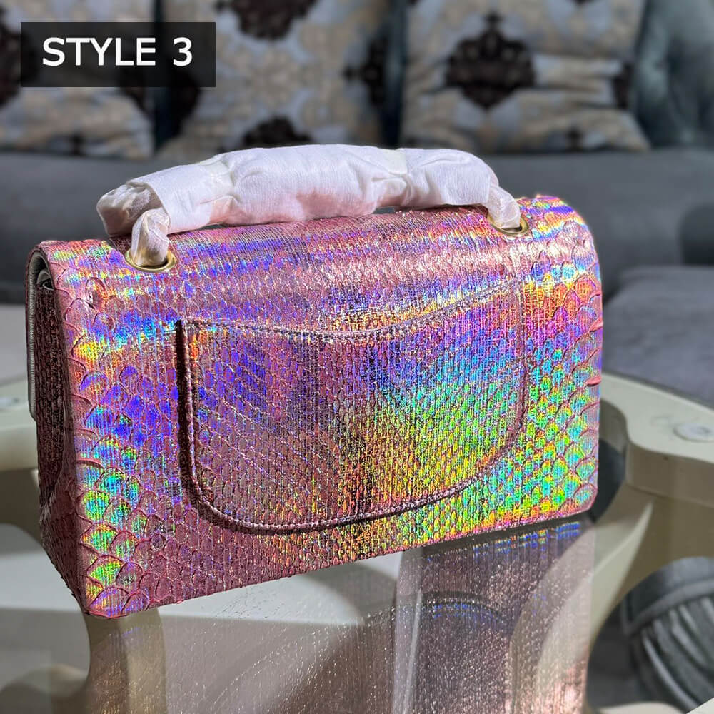 Ch**el classic flap medium in python(high-end grade)