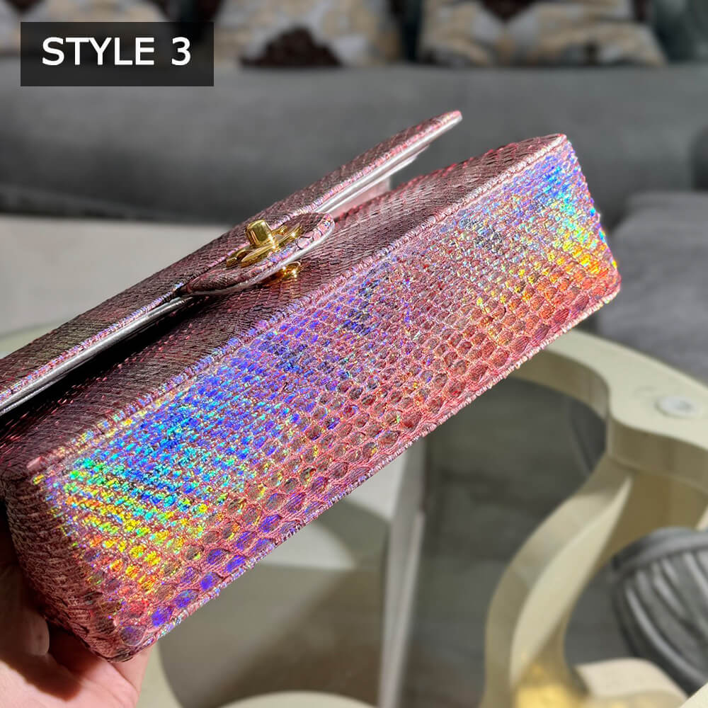Ch**el classic flap medium in python(high-end grade)