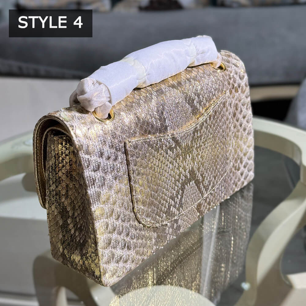 Ch**el classic flap medium in python(high-end grade)