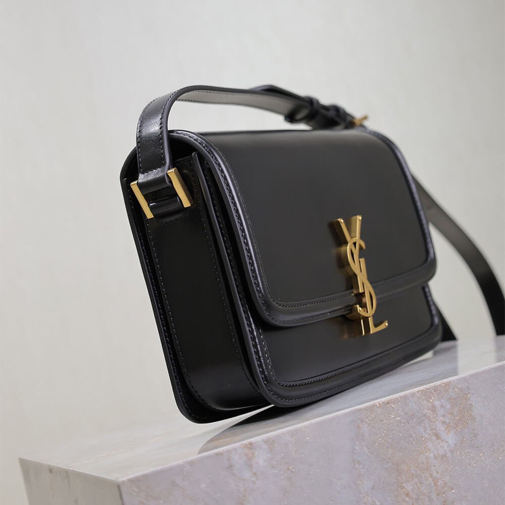 y51 solferino medium satchel in box Sa1nt Lau*nt(high-end grade)