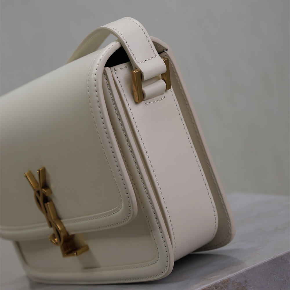 y51 solferino medium satchel in box Sa1nt Lau*nt(high-end grade)