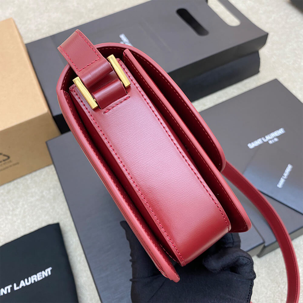 y51 solferino medium satchel in box Sa1nt Lau*nt(high-end grade)