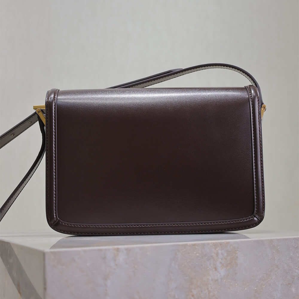 y51 solferino medium satchel in box Sa1nt Lau*nt(high-end grade)