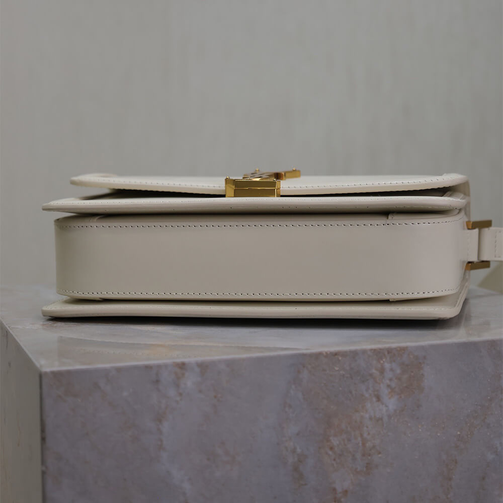 y51 solferino medium satchel in box Sa1nt Lau*nt(high-end grade)