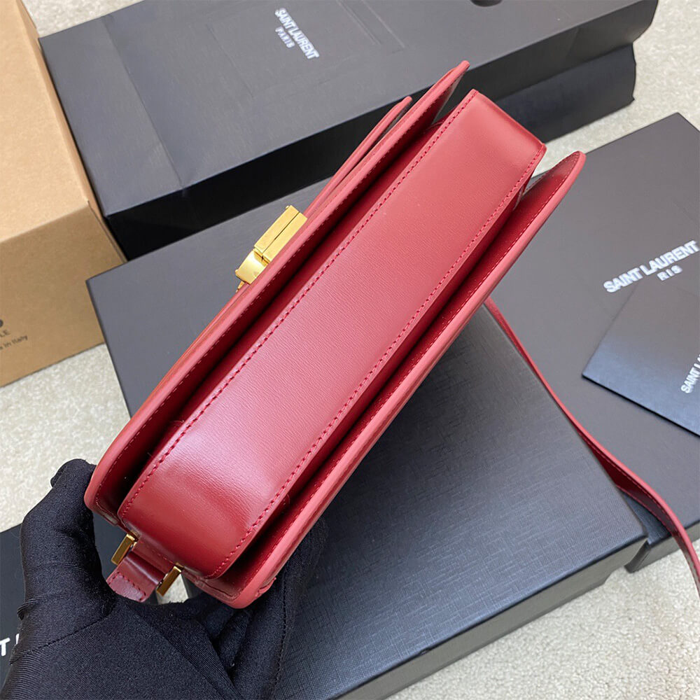 y51 solferino medium satchel in box Sa1nt Lau*nt(high-end grade)