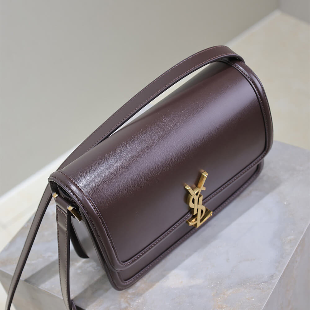 y51 solferino medium satchel in box Sa1nt Lau*nt(high-end grade)