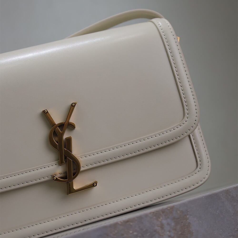 y51 solferino medium satchel in box Sa1nt Lau*nt(high-end grade)