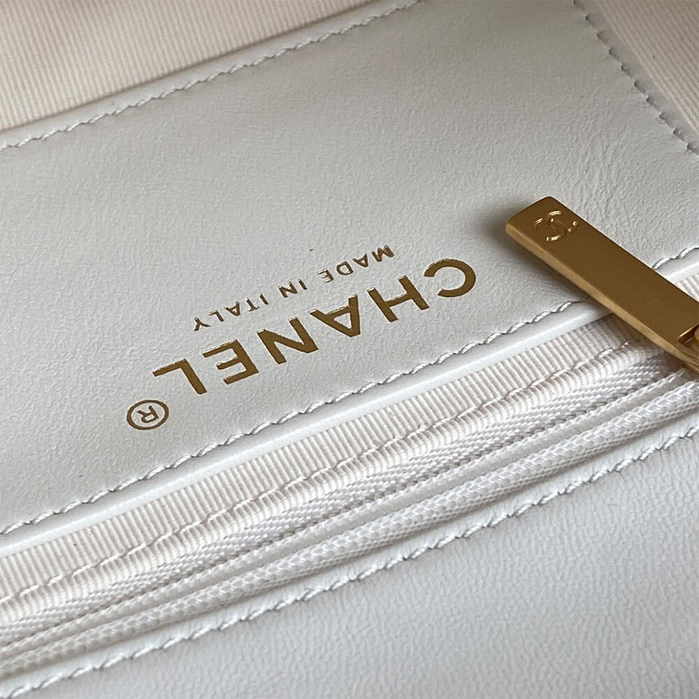 Ch**el flap bag with top handle(high-end grade)