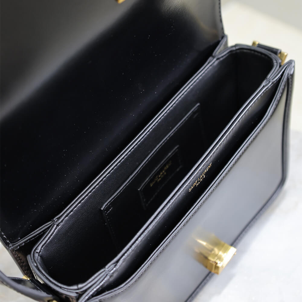 y51 solferino medium satchel in box Sa1nt Lau*nt(high-end grade)