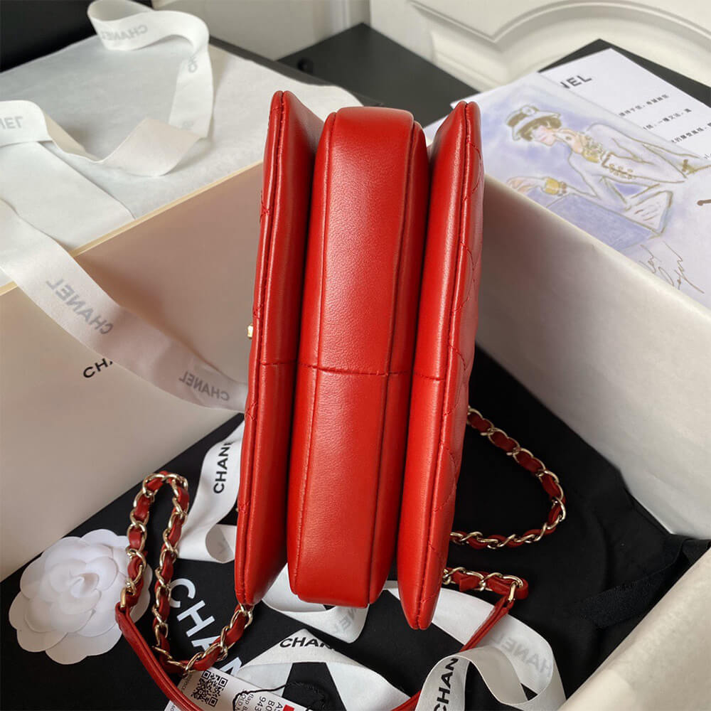 Ch**el mini flap bag with top handle(high-end grade)