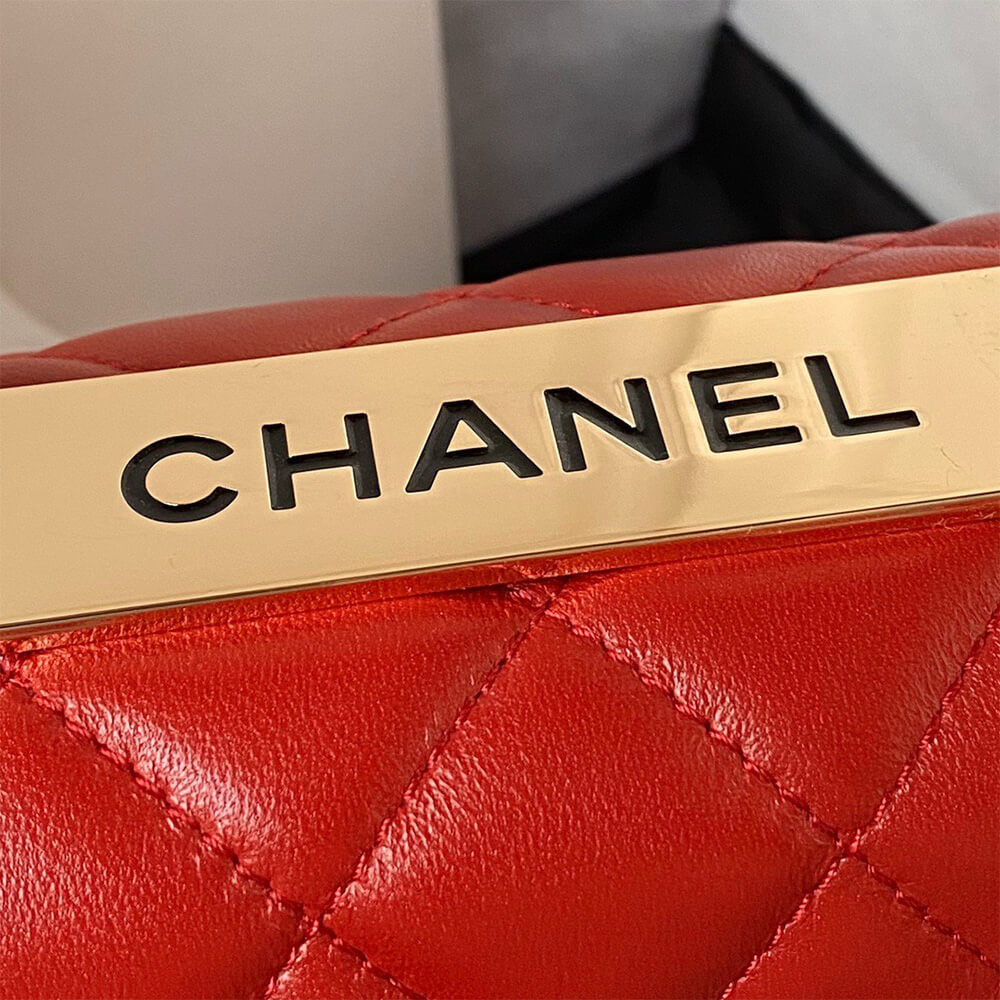Ch**el mini flap bag with top handle(high-end grade)