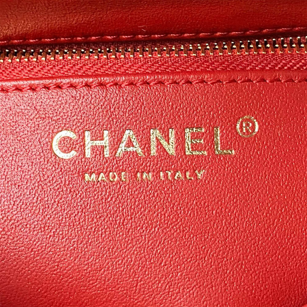 Ch**el mini flap bag with top handle(high-end grade)