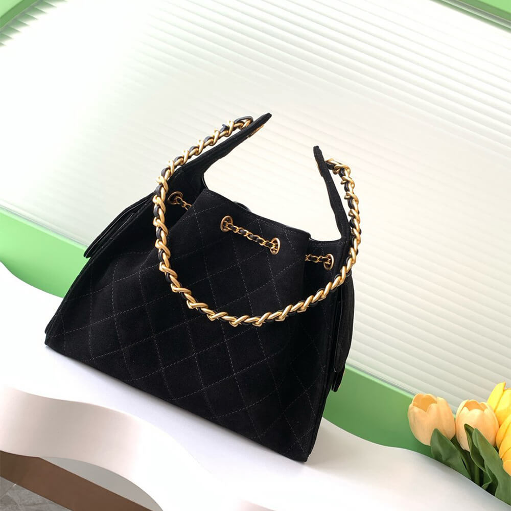 Ch**el 25 small handbag suede(high-end grade)