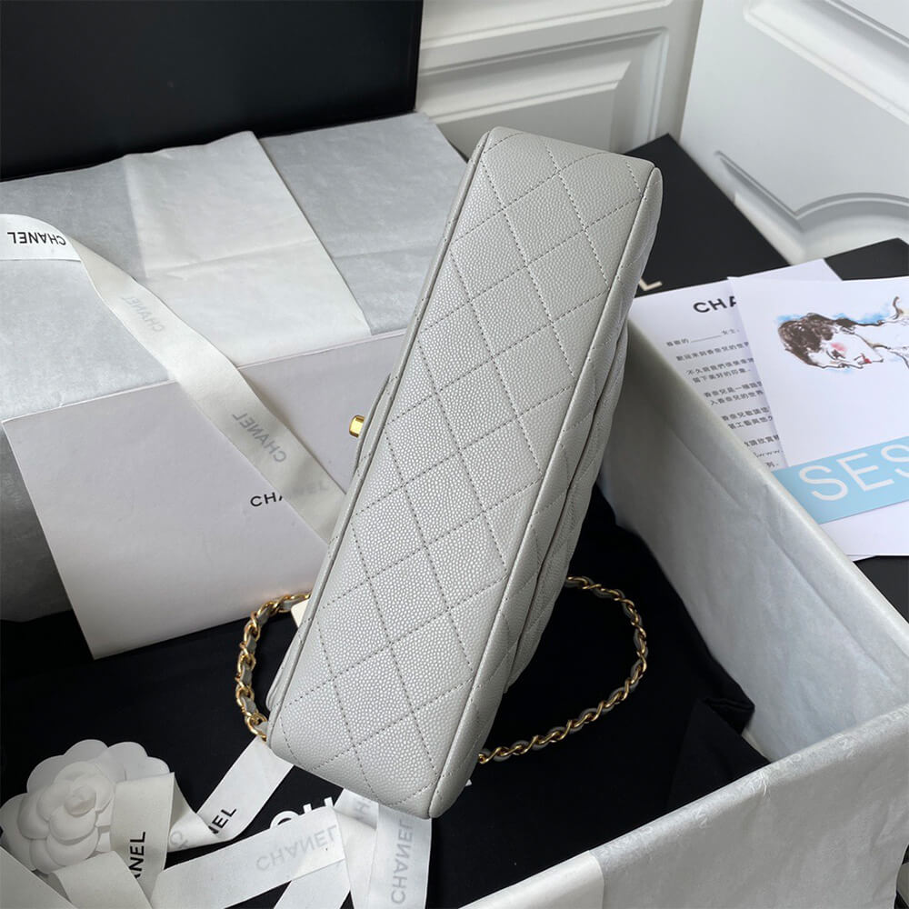 Ch**el classic flap handbag(high-end grade)