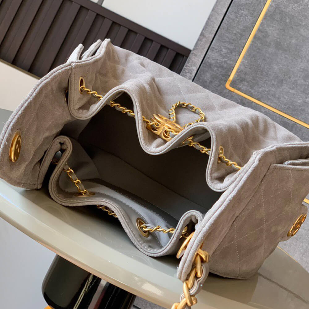 Ch**el 25 small handbag suede(high-end grade)