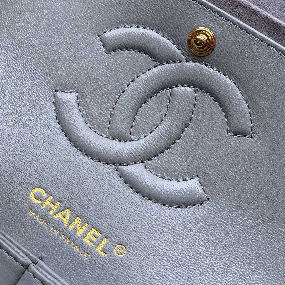 Ch**el suede classic double flap handbag(high-end grade)