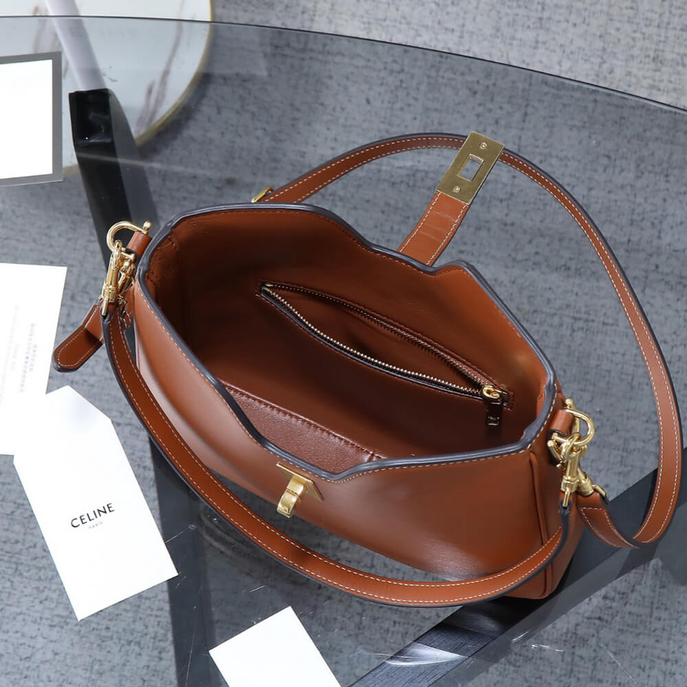 Ce1i*e small camille 16 soft bag in smooth calfskin(high-end grade)