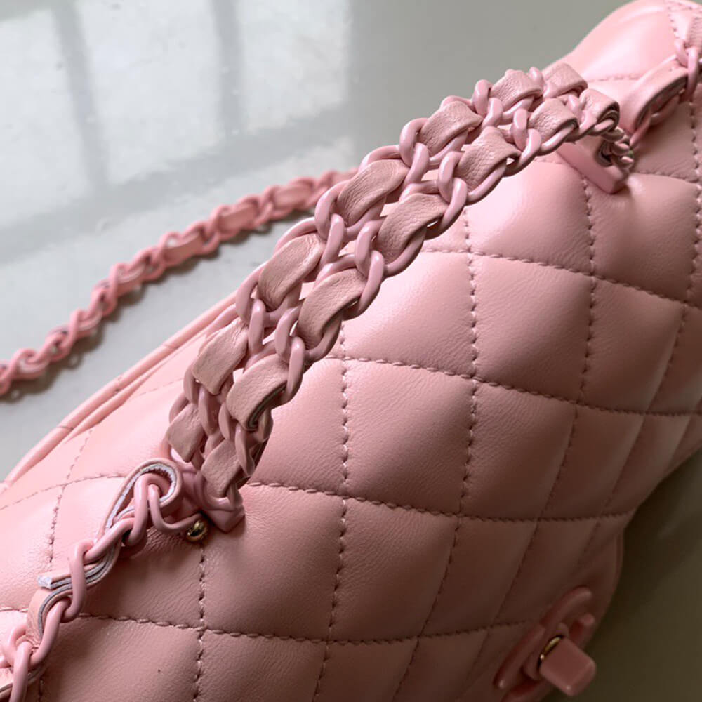 Ch**el mini flap bag with top handle(high-end grade)