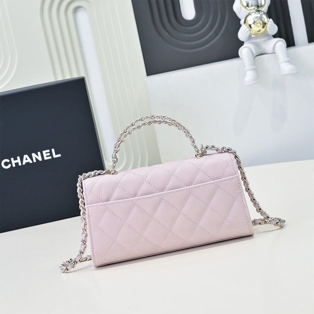 Ch**el flap phone holder with chain(high-end grade)