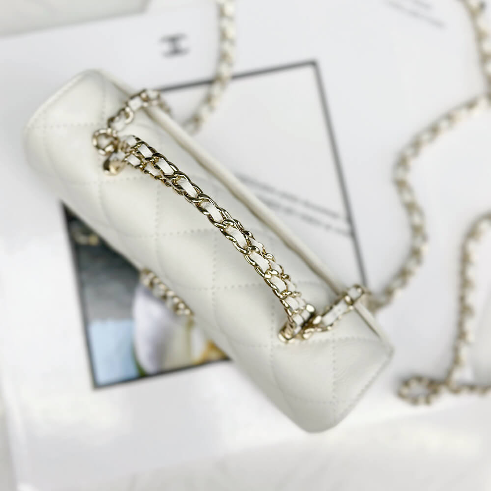 Ch**el flap phone holder with chain(high-end grade)