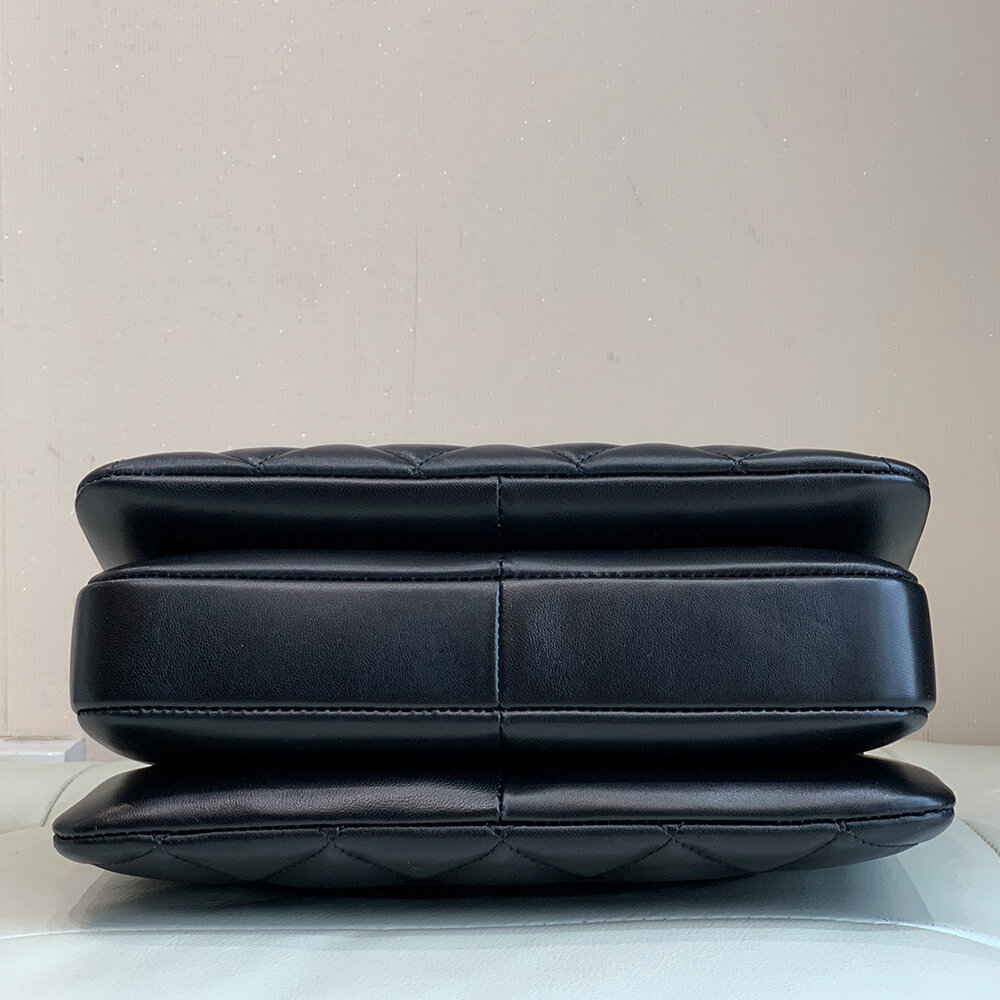 Ch**el flap bag with top handle(tax-free grade)