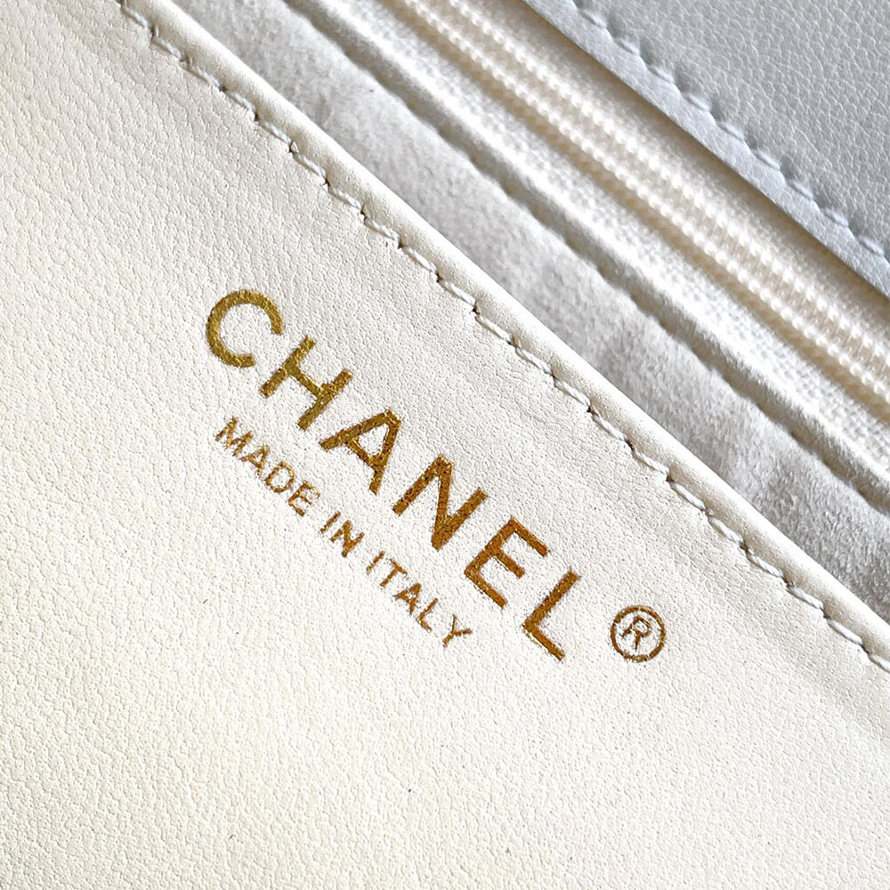 Ch**el large flap bag with top handle(high-end grade)